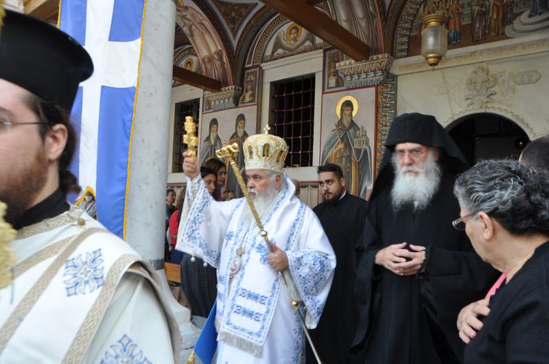 Πανήγυρις τῆς Κοιμήσεως τῆς Ὑπεραγίας Θεοτόκου στήν Ἱερά Μονή Εἰκοσιφοινίσσης